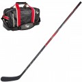 Sher-Wood Rekker M90 Grip Junior Hockey Stick + Sher-Wood Heritage Senior Hockey Duffle Bag