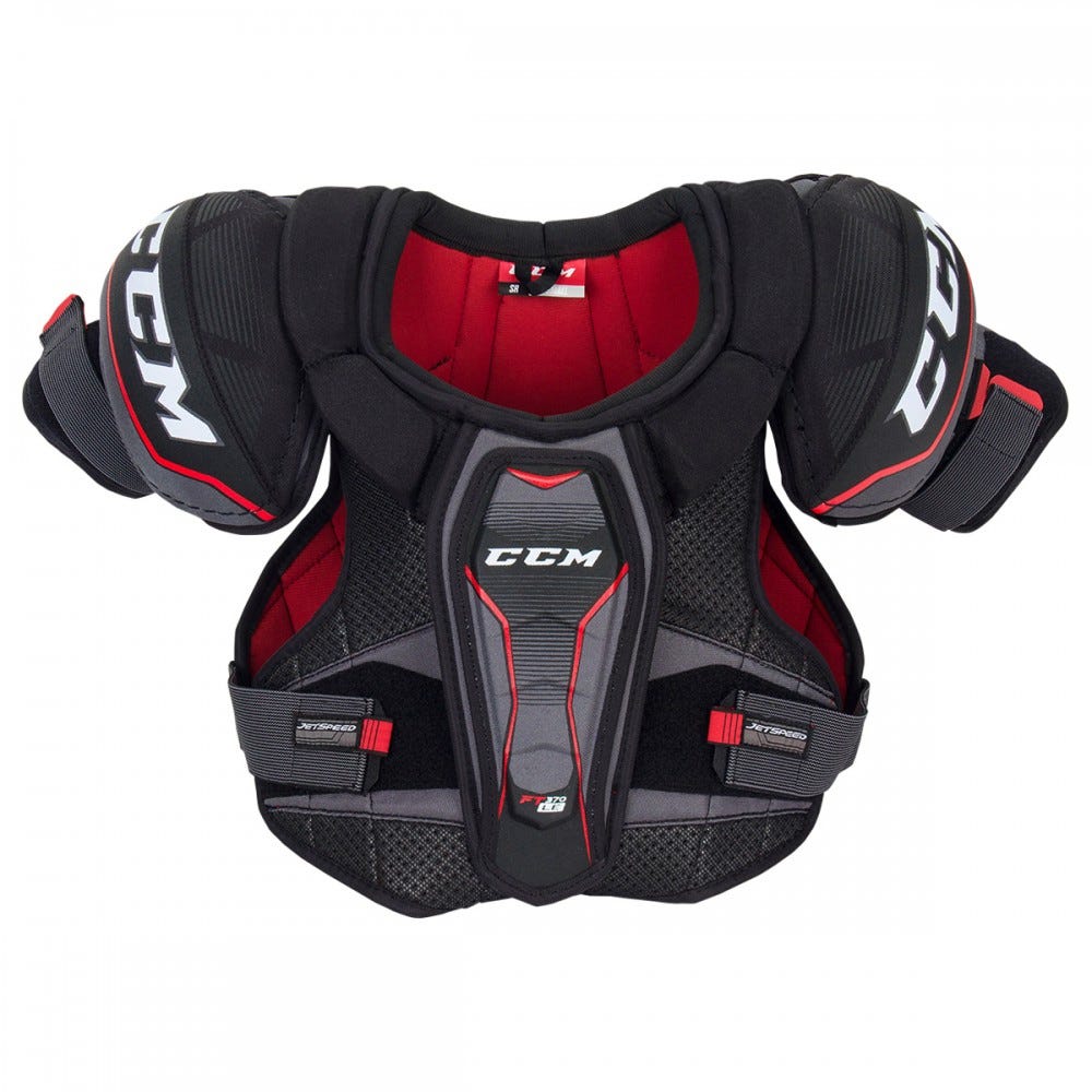 CCM Jetspeed FT370 Ice Inline Hockey Shoulder Pads Protectors Adult Child 